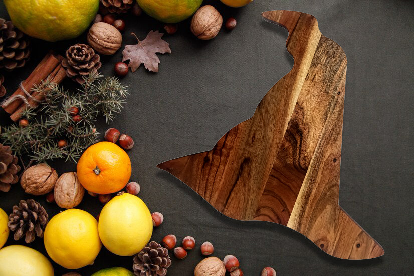 Halloween Witch Hat Shaped Wood Cutting Board for kitchen Decoration, Gothic Cutting Boards, Charcuterie Wooden Boards, Serving Platter