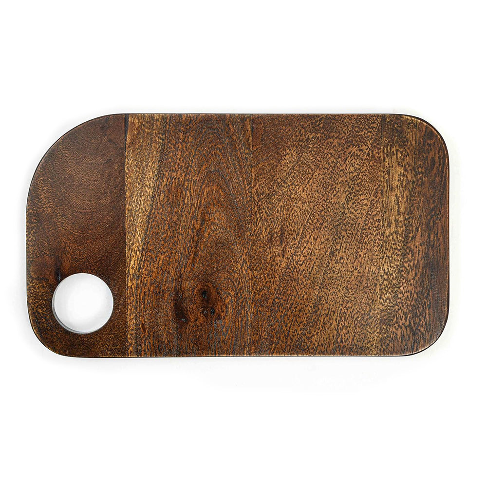 Cutting Board Series, Acacia Wood Cutting Boards for Kitchen, Black Wooden Serving Charcuterie Board, Organic Wood Board, Ideal for Chopping Meat, Fruits, Cheese 12 x 6.9