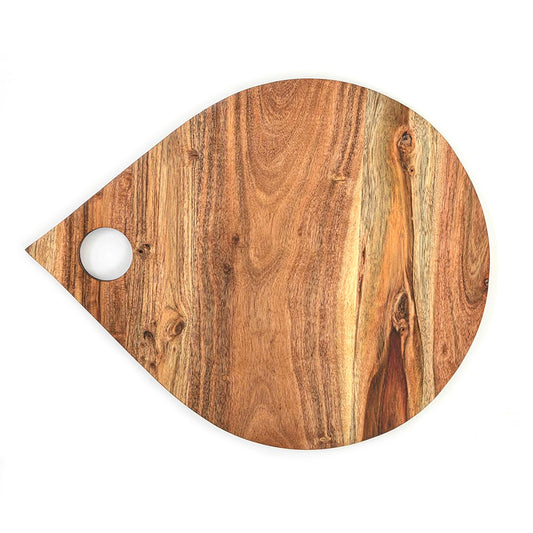 Cutting Board Series, Acacia Wood Cutting Boards for Kitchen, Wooden Serving Charcuterie Board, Organic Wood Board, Ideal for Chopping Meat, Fruits, Cheese 15.88 x 12.8