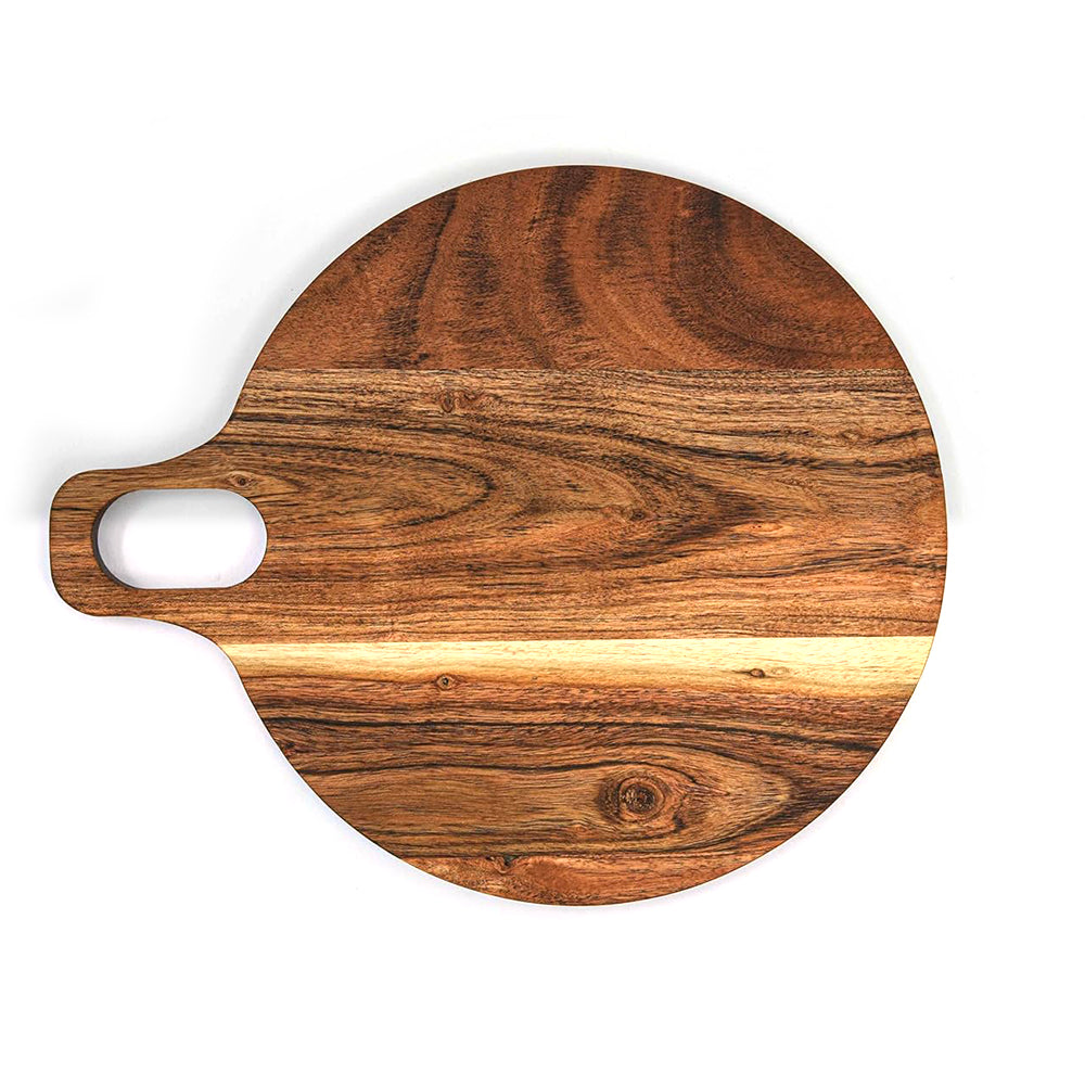 Cutting Board Series, Acacia Wood Cutting Boards for Kitchen, Wooden Serving Charcuterie Board, Organic Wood Board, Ideal for Chopping Meat, Fruits, Cheese 13.6 x 11.2