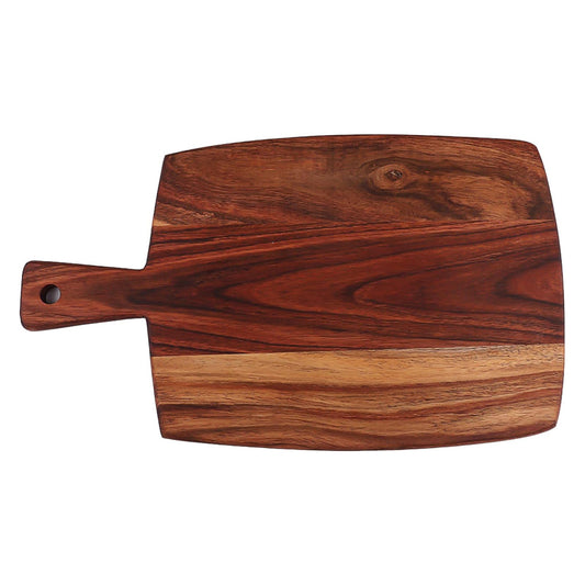 Cutting Board Series, Acacia Wood Cutting Boards for Kitchen, Wooden Serving Charcuterie Board, Organic Wood Board, Ideal for Chopping Meat, Fruits, Cheese 17"x10"