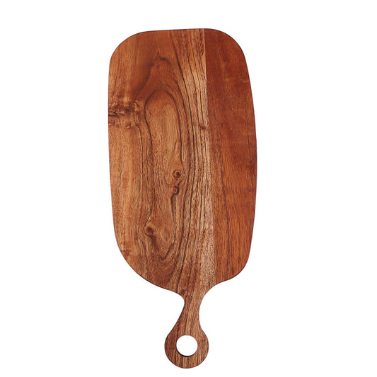 Cutting Board Series, Acacia Wood Cutting Boards for Kitchen, Wooden Serving Charcuterie Board, Organic Wood Board, Ideal for Chopping Meat, Fruits, Cheese 15.4"x6.7"