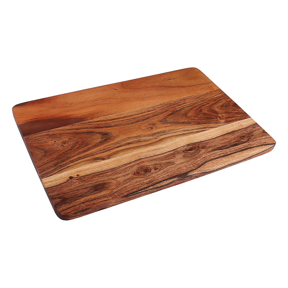 Cutting Board Series, Acacia Wood Cutting Boards for Kitchen, Wooden Serving Charcuterie Board, Organic Wood Board, Ideal for Chopping Meat, Fruits, Cheese 15"x10"