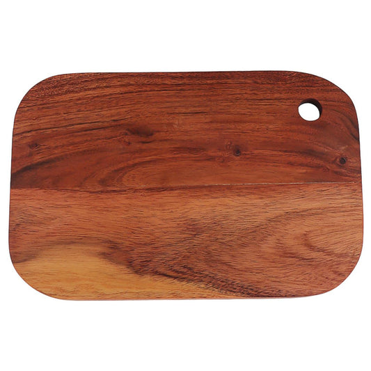 Cutting Board Series, Acacia Wood Cutting Boards for Kitchen, Wooden Serving Charcuterie Board, Organic Wood Board, Ideal for Chopping Meat, Fruits, Cheese 11.8"x7.8"