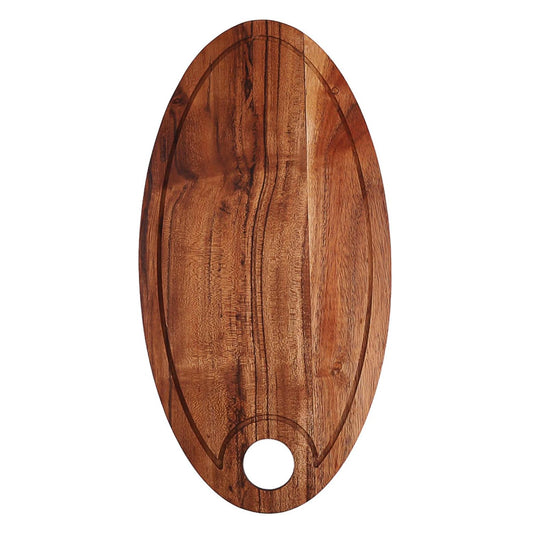 Cutting Board Series, Acacia Wood Cutting Boards for Kitchen, Wooden Serving Charcuterie Board, Organic Wood Board, Ideal for Chopping Meat, Fruits, Cheese 16.4"x8.3"