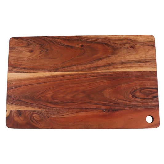 Cutting Board Series, Acacia Wood Cutting Boards for Kitchen, Wooden Serving Charcuterie Board, Organic Wood Board, Ideal for Chopping Meat, Fruits, Cheese 16"x10"