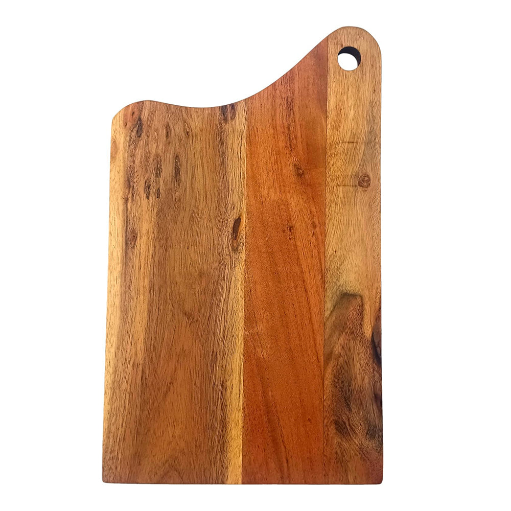 Affinity Décor Print Wooden Cutting Boards for Kitchen Deco with Grooves Festive Décor Wood Cutting Board Handmade Large Charcuterie Board Handcrafted Acacia Wood Cutting Board (WL-CB-342)