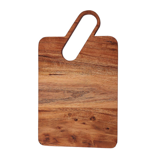 Wooden Cutting Board Series, Acacia Wood Cutting Board for Kitchen, Wooden Serving Charcuterie Board, Organic Wood Board for Meat, Fruits, Cheese 12.5" x 7.3"