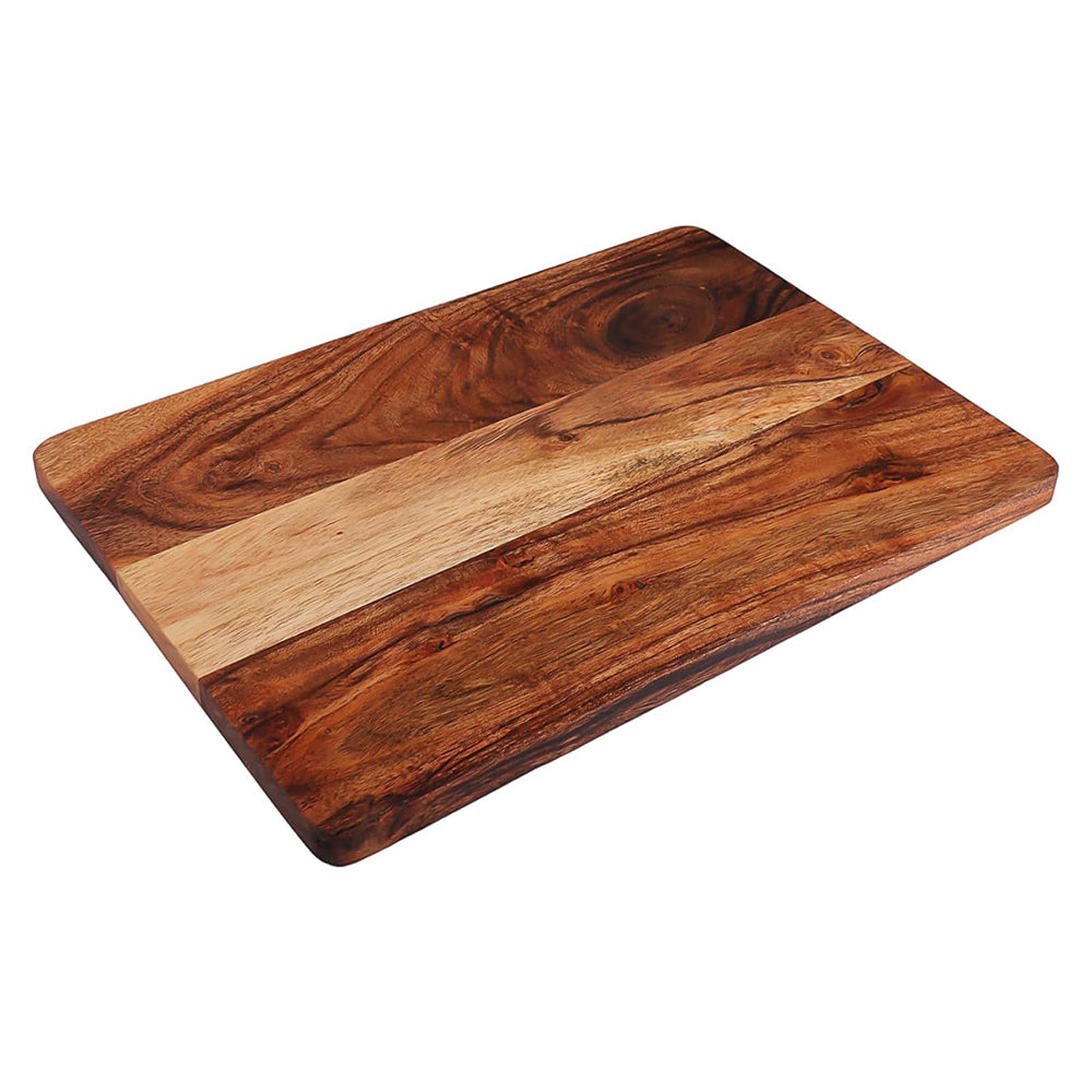 Cutting Board Series, Acacia Wood Cutting Boards for Kitchen, Wooden Serving Charcuterie Board, Organic Wood Board, Ideal for Chopping Meat, Fruits, Cheese 13"x9"