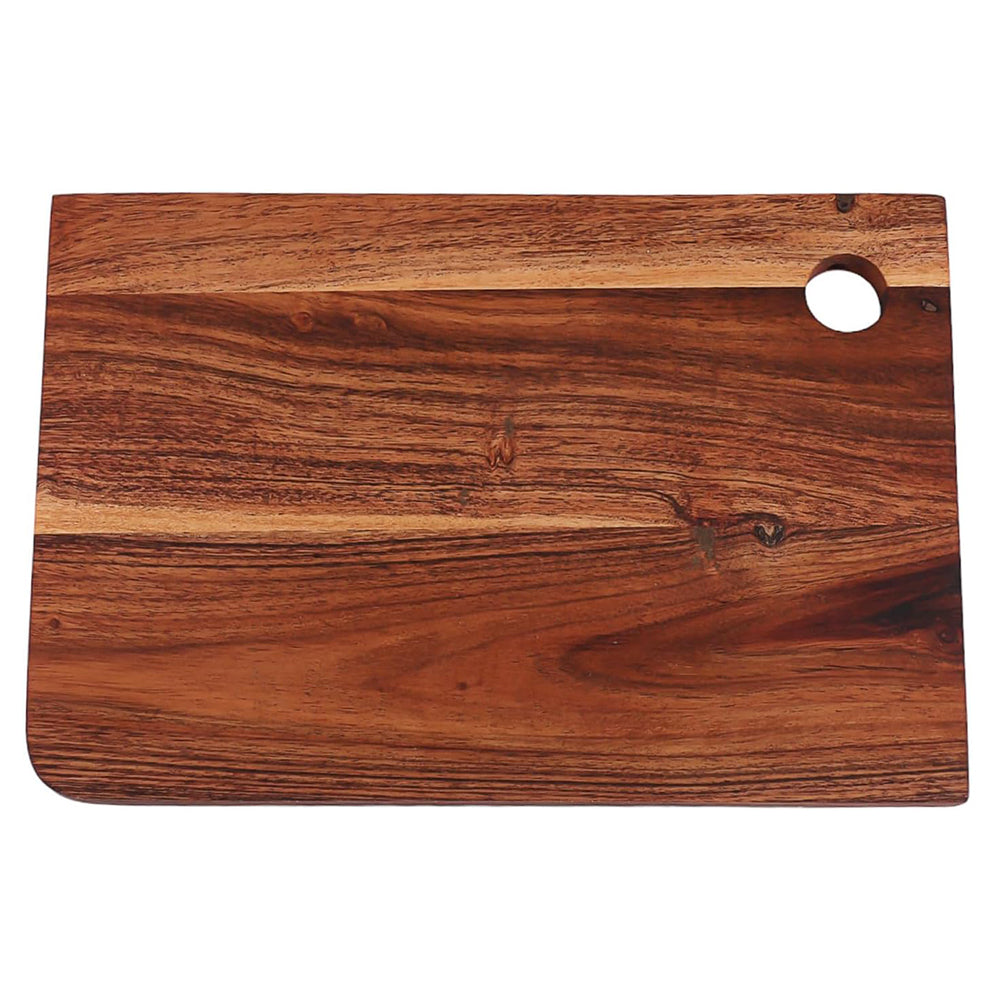 Cutting Board Series, Acacia Wood Cutting Boards for Kitchen, Wooden Serving Charcuterie Board, Organic Wood Board, Ideal for Chopping Meat, Fruits, Cheese 11"x7.5"