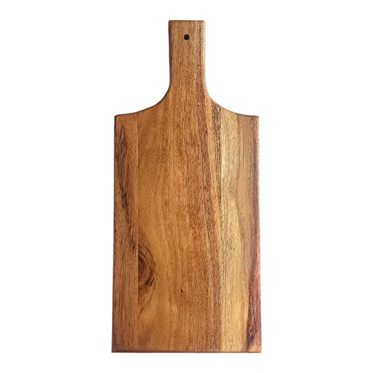 Wood Cutting Boards Kitchen, Thick Chopping Board, Serving Trays Large Wooden Cutting Board with Deep Juice Groove and Handles, Wooden trays for meat, fruit and cheese (14 X 6.25 X 0.63 Inch)