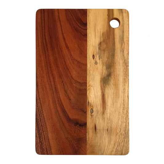 Wood Cutting Boards Kitchen, Thick Chopping Board, Serving Trays Large Wooden Cutting Board with Deep Juice Groove and Handles, Wooden trays for meat, fruit and cheese (14 X 9 X 0.63 Inch)