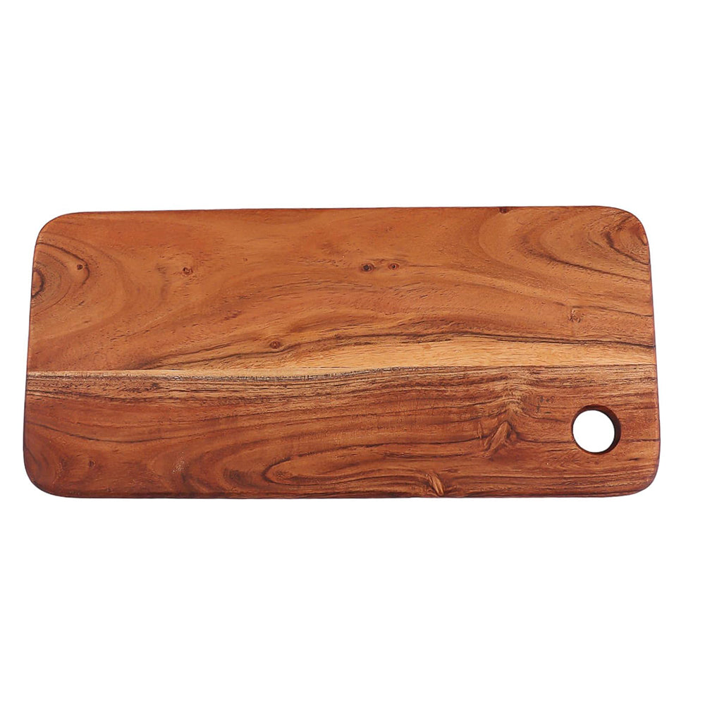 Affinity Decor Cutting Board Series, Acacia Wooden Cutting Boards for Kitchen, Wood Serving Charcuterie Boards, Organic Wood Board, Ideal for Chopping Meat, Fruits, Cheese 15"x7"