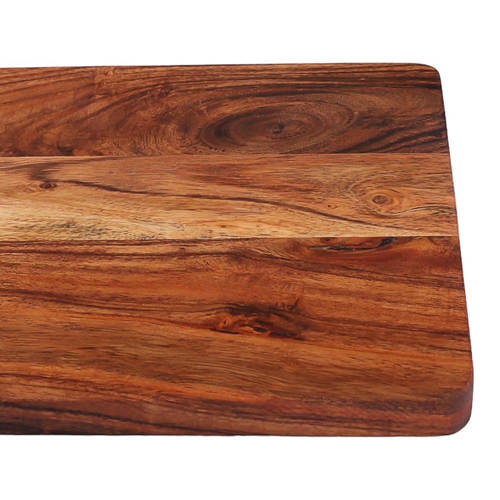 Cutting Board Series, Acacia Wood Cutting Boards for Kitchen, Wooden Serving Charcuterie Board, Organic Wood Board, Ideal for Chopping Meat, Fruits, Cheese 13"x9"