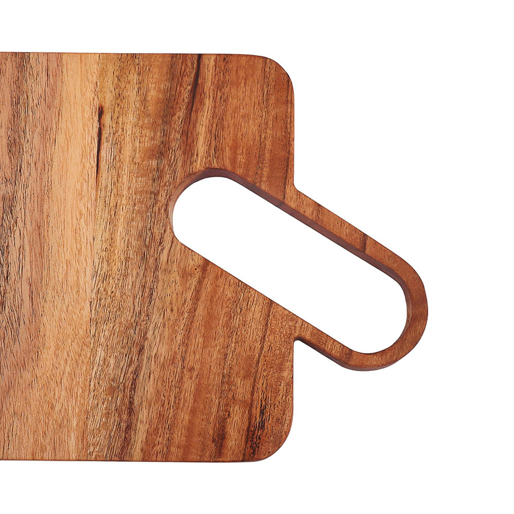 Wooden Cutting Board Series, Acacia Wood Cutting Board for Kitchen, Wooden Serving Charcuterie Board, Organic Wood Board for Meat, Fruits, Cheese 12.5" x 7.3"