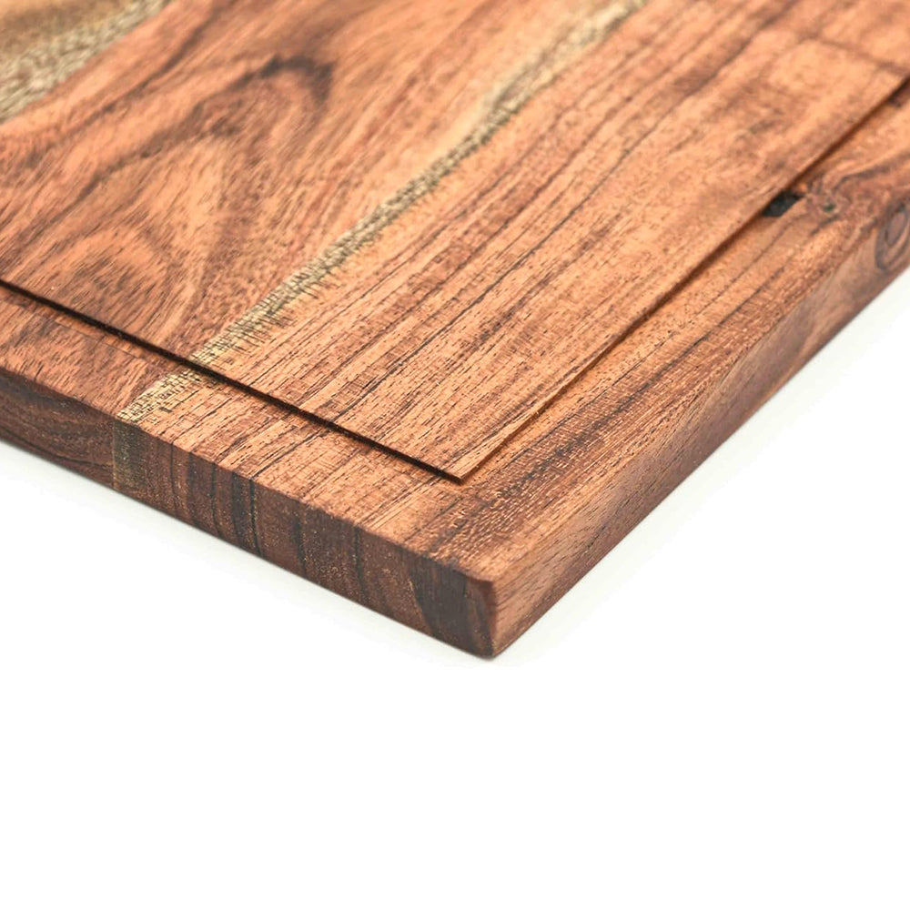 Cutting Board Series, Acacia Wood Cutting Boards for Kitchen, Wooden Serving Charcuterie Board, Organic Wood Board, Ideal for Chopping Meat, Fruits, Cheese 16 x 12