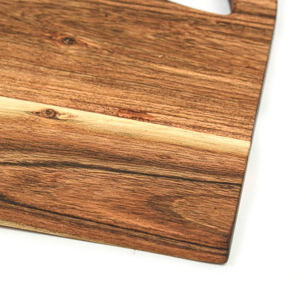 Cutting Board Series, Acacia Wood Cutting Boards for Kitchen, Wooden Serving Charcuterie Board, Organic Wood Board, Ideal for Chopping Meat, Fruits, Cheese 15.75 x 9.85