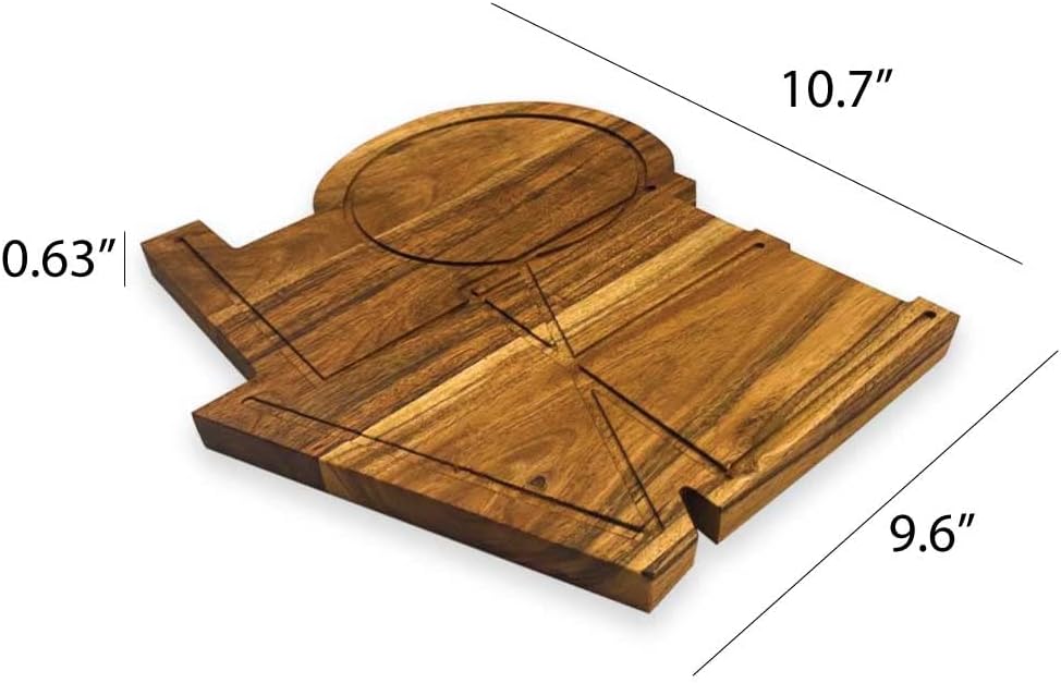 Valentine's Day Gifts Organic Acacia kitchen Cutting Chopping Charcuterie Board Platter Butcher Block for Cheese and Vegetables Meat (Love Shaped Board 10.7"L x 9.6"W)