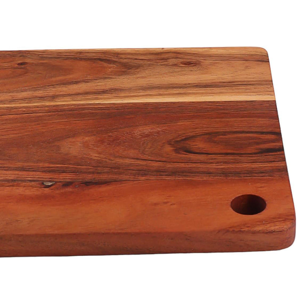 Cutting Board Series, Acacia Wood Cutting Boards for Kitchen, Wooden Serving Charcuterie Board, Organic Wood Board, Ideal for Chopping Meat, Fruits, Cheese 16"x10"