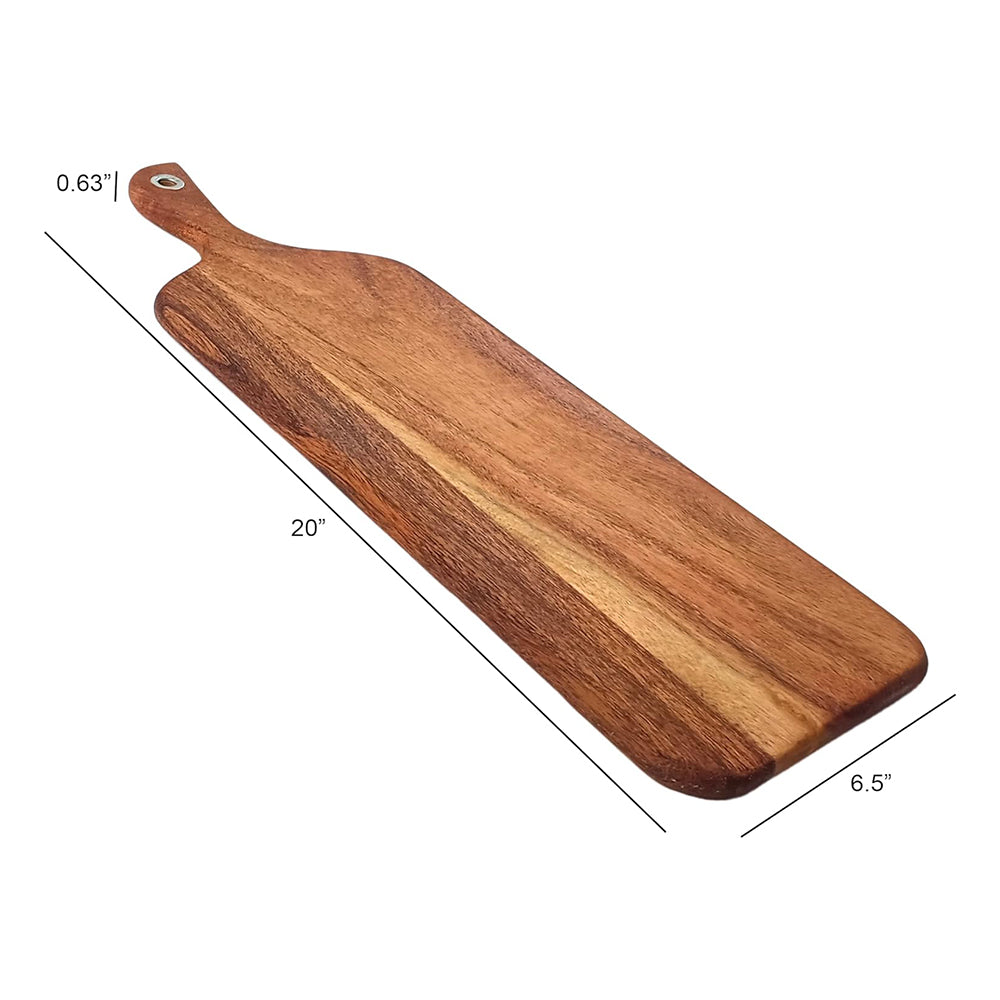 Affinity Décor Print Wooden Cutting Boards for Kitchen Deco with Grooves Festive Décor Wood Cutting Board Handmade Large Charcuterie Board Handcrafted Acacia Wood Cutting Board (WL-CB-340)