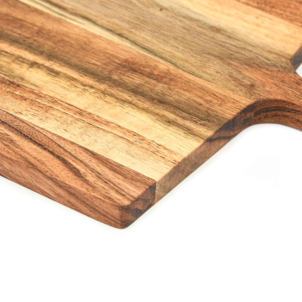 Cutting Board Series, Acacia Wood Cutting Boards for Kitchen, Wooden Serving Charcuterie Board, Organic Wood Board, Ideal for Chopping Meat, Fruits, Cheese 13.8 x 9.65