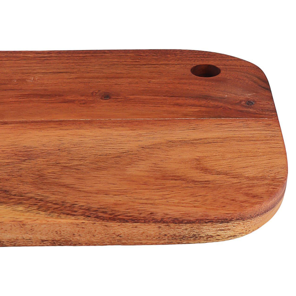 Cutting Board Series, Acacia Wood Cutting Boards for Kitchen, Wooden Serving Charcuterie Board, Organic Wood Board, Ideal for Chopping Meat, Fruits, Cheese 11.8"x7.8"