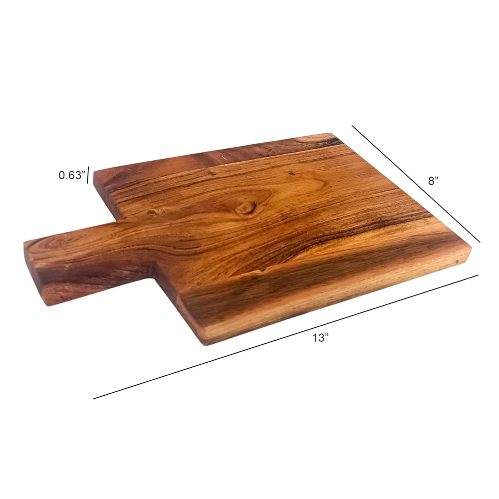 Affinity Décor Wooden Cutting Boards for Kitchen Deco with Grooves Festive Décor Wood Cutting Board Handmade Large Charcuterie Board Handcrafted Acacia Wood Cutting Board (WL-CB-341)