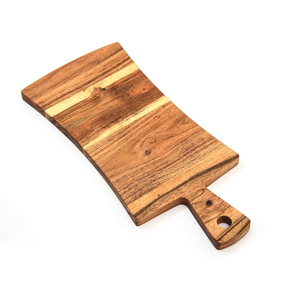 Cutting Board Series, Acacia Wood Cutting Boards for Kitchen, Wooden Serving Charcuterie Board, Organic Wood Board, Ideal for Chopping Meat, Fruits, Cheese 15 x 6.7