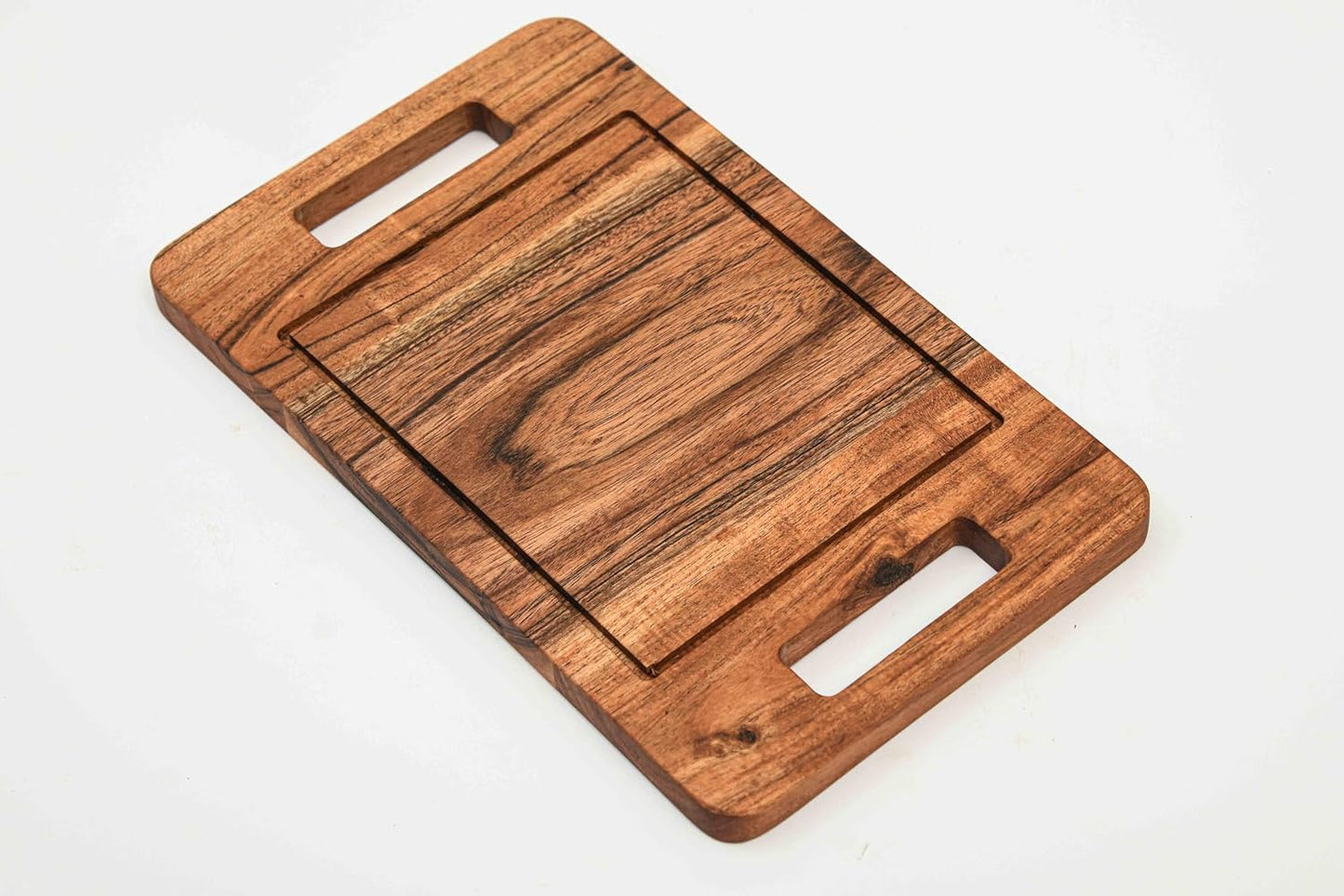 Cutting Board Series, Acacia Wood Cutting Boards for Kitchen, Wooden Serving Charcuterie Board, Organic Wood Board, Ideal for Chopping Meat, Fruits, Cheese 12.25 x 7.5