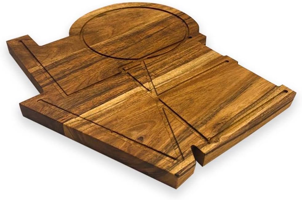 Valentine's Day Gifts Organic Acacia kitchen Cutting Chopping Charcuterie Board Platter Butcher Block for Cheese and Vegetables Meat (Love Shaped Board 10.7"L x 9.6"W)