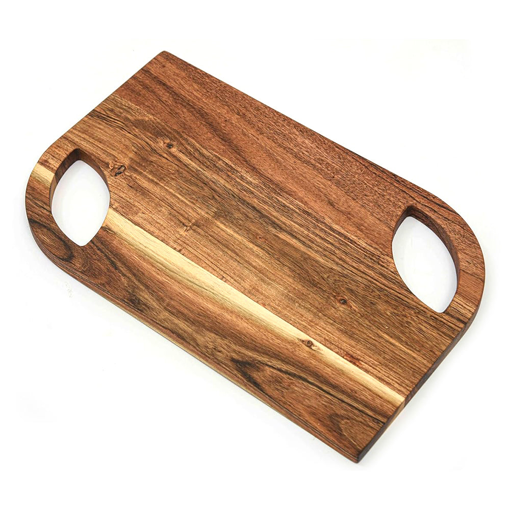 Cutting Board Series, Acacia Wood Cutting Boards for Kitchen, Wooden Serving Charcuterie Board, Organic Wood Board, Ideal for Chopping Meat, Fruits, Cheese 15.75 x 9.85