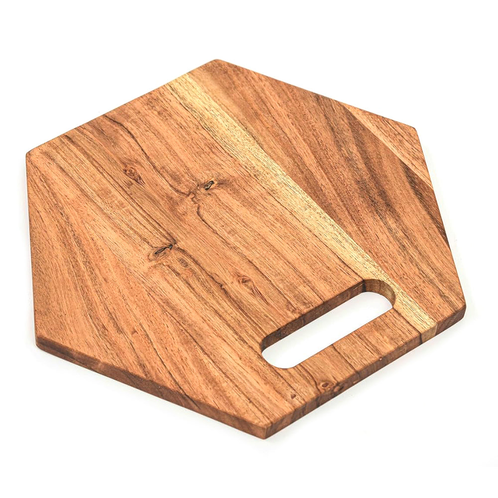 Cutting Board Series, Acacia Wood Cutting Boards for Kitchen, Wooden Serving Charcuterie Board, Organic Wood Board, Ideal for Chopping Meat, Fruits, Cheese 11 x 12.6