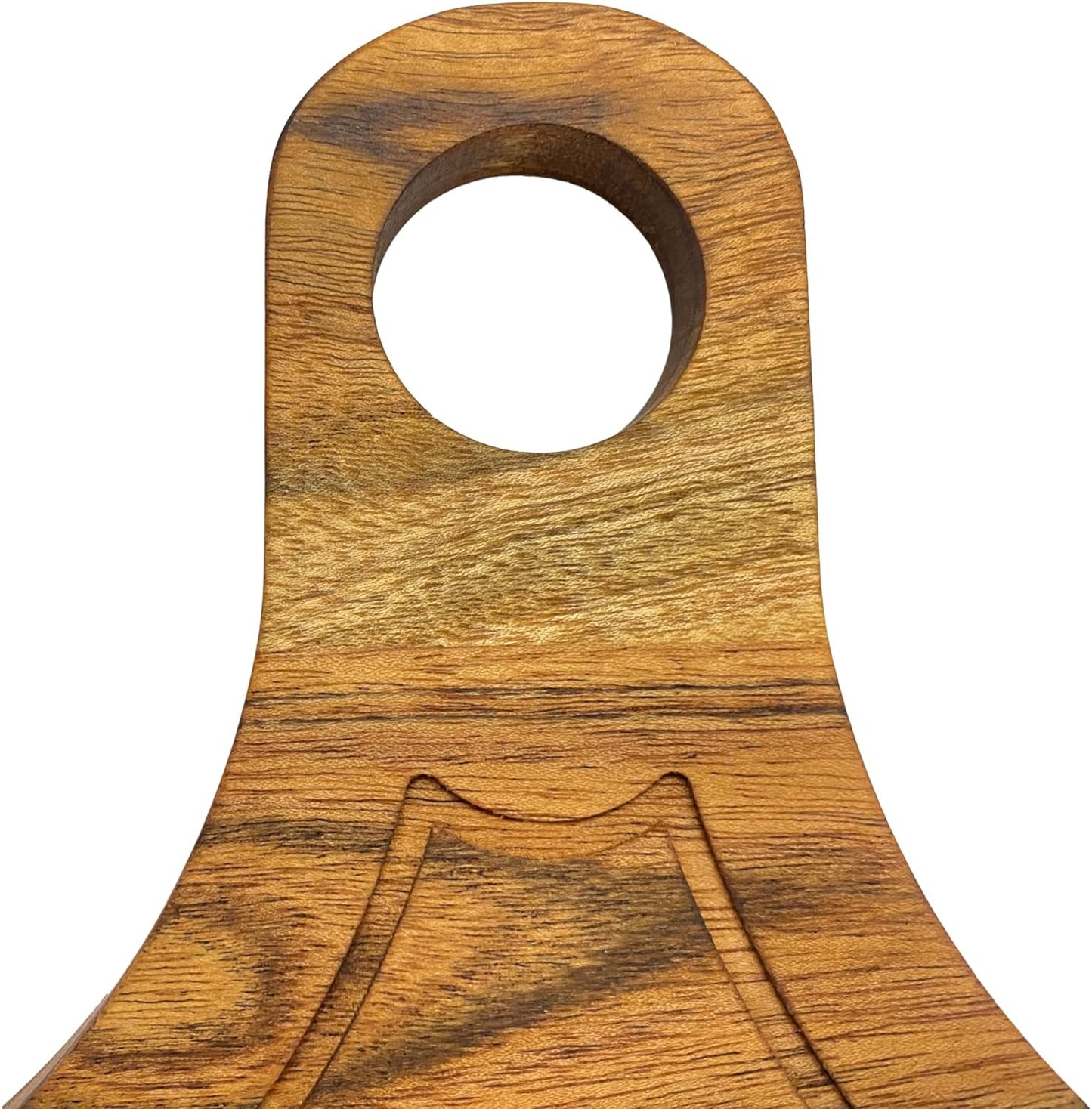 Affinity Decor Wood Cutting Board for Kitchen, 15.5"L x 9.25"W Shaped Wooden Cutting Boards with Hanging Hole & Groove, Charcuterie Boards, Serving Platter for Cheese & Kitchen Decoration