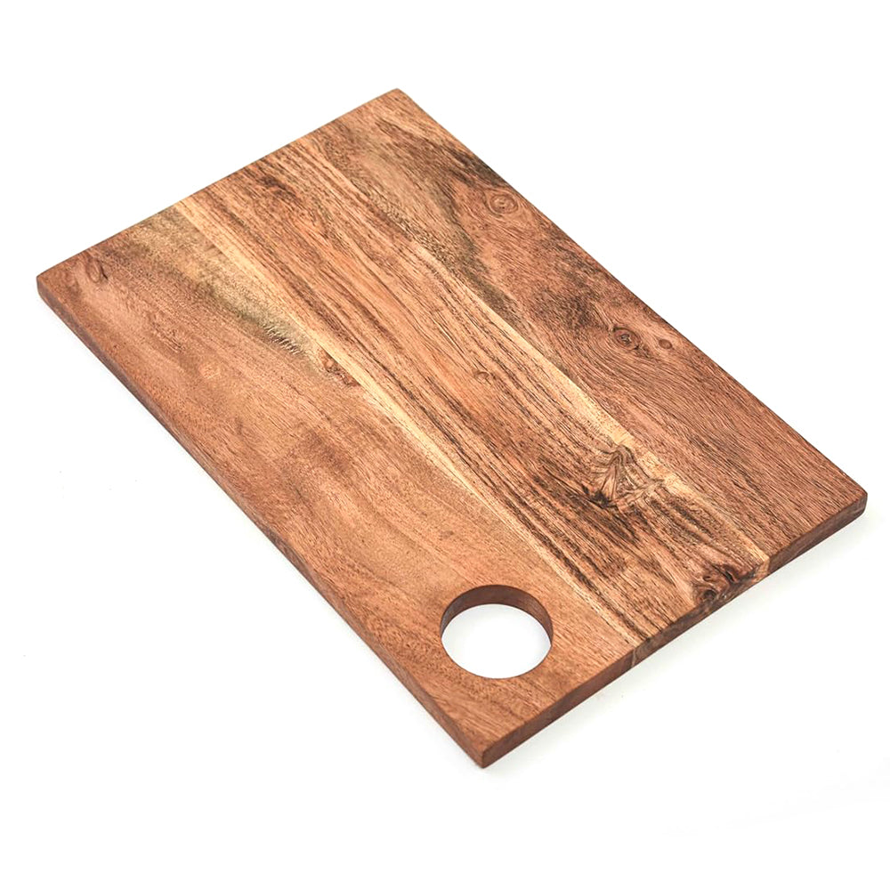 Cutting Board Series, Acacia Wood Cutting Boards for Kitchen, Wooden Serving Charcuterie Board, Organic Wood Board, Ideal for Chopping Meat, Fruits, Cheese 14 x 9