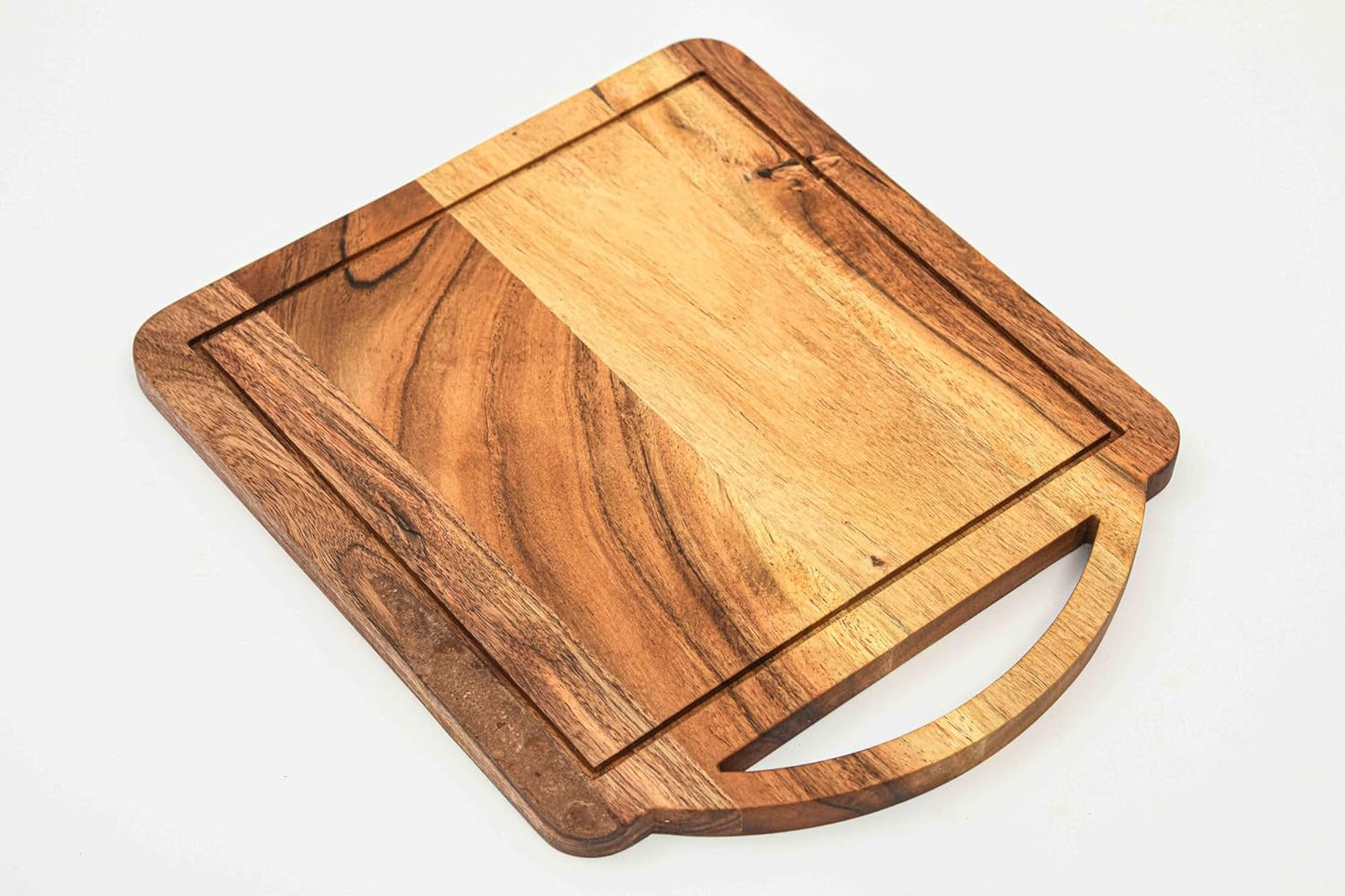 Affinity Decor Cutting Board Series, Acacia Wood Cutting Boards for Kitchen, Wooden Serving Charcuterie Board, Organic Wood Board, Ideal for Chopping Meat, Fruits, Cheese 13 x 11.25