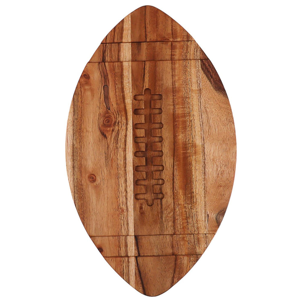 Cutting Board Series, Acacia Wood Baseball Cutting Boards for Kitchen, Wooden Serving Charcuterie Board, Organic Wood Board, Ideal for Chopping Meat, Fruits, Cheese 14.6"x8.5"