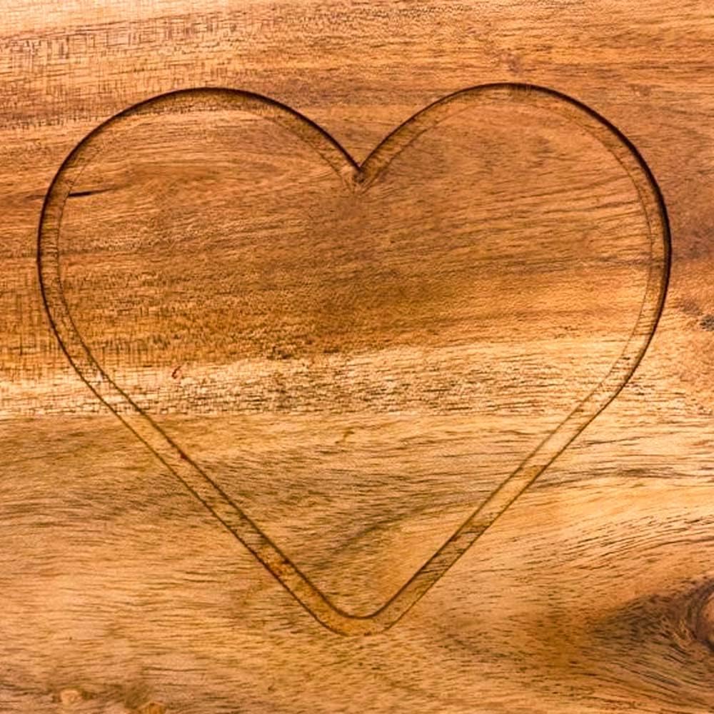 Valentine's Day Gifts Organic Acacia kitchen Cutting Chopping Charcuterie Board Platter Butcher Block for Cheese and Vegetables Meat (Chat Box Board 11.2"L x 9.6"W)