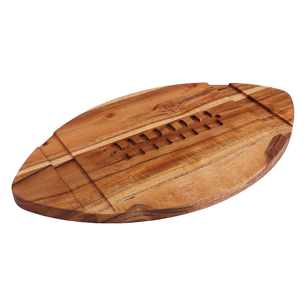 Cutting Board Series, Acacia Wood Baseball Cutting Boards for Kitchen, Wooden Serving Charcuterie Board, Organic Wood Board, Ideal for Chopping Meat, Fruits, Cheese 14.6"x8.5"