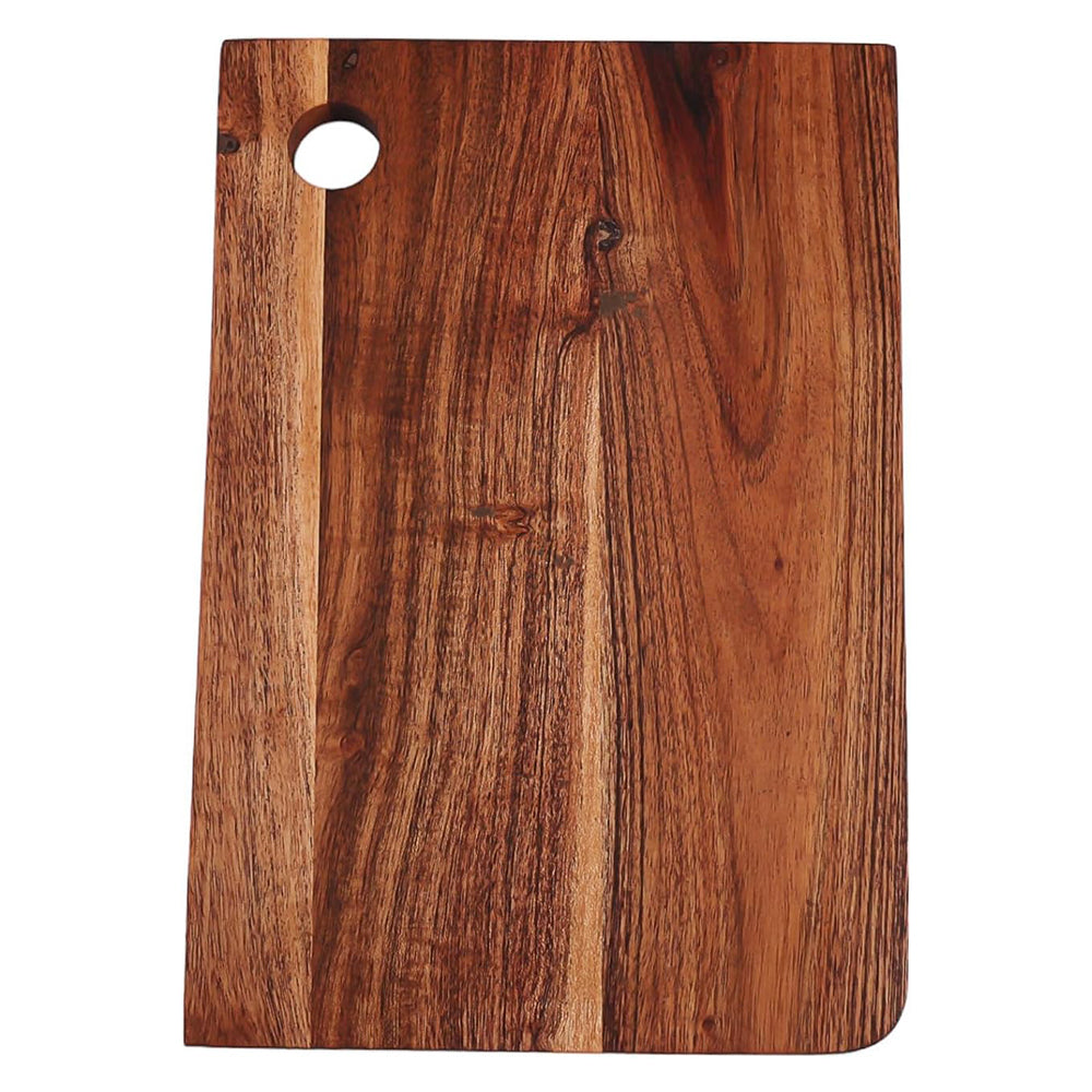 Cutting Board Series, Acacia Wood Cutting Boards for Kitchen, Wooden Serving Charcuterie Board, Organic Wood Board, Ideal for Chopping Meat, Fruits, Cheese 11"x7.5"