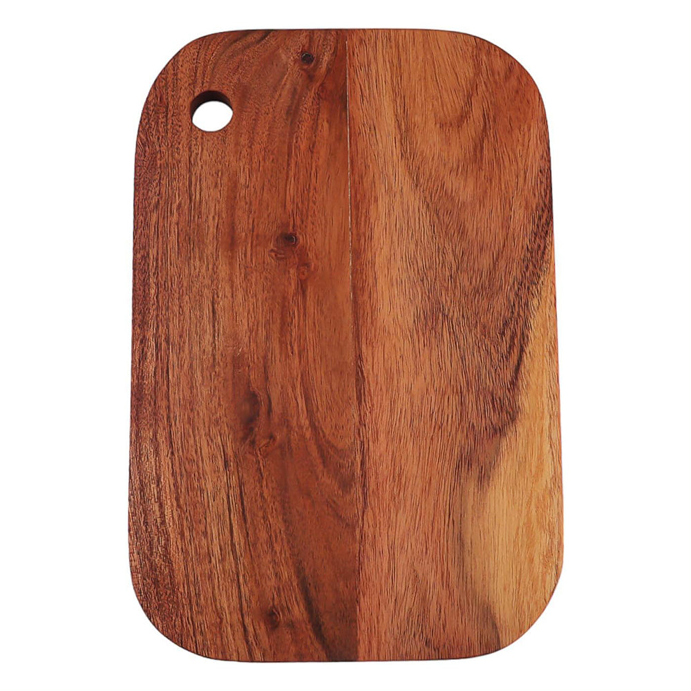 Cutting Board Series, Acacia Wood Cutting Boards for Kitchen, Wooden Serving Charcuterie Board, Organic Wood Board, Ideal for Chopping Meat, Fruits, Cheese 11.8"x7.8"