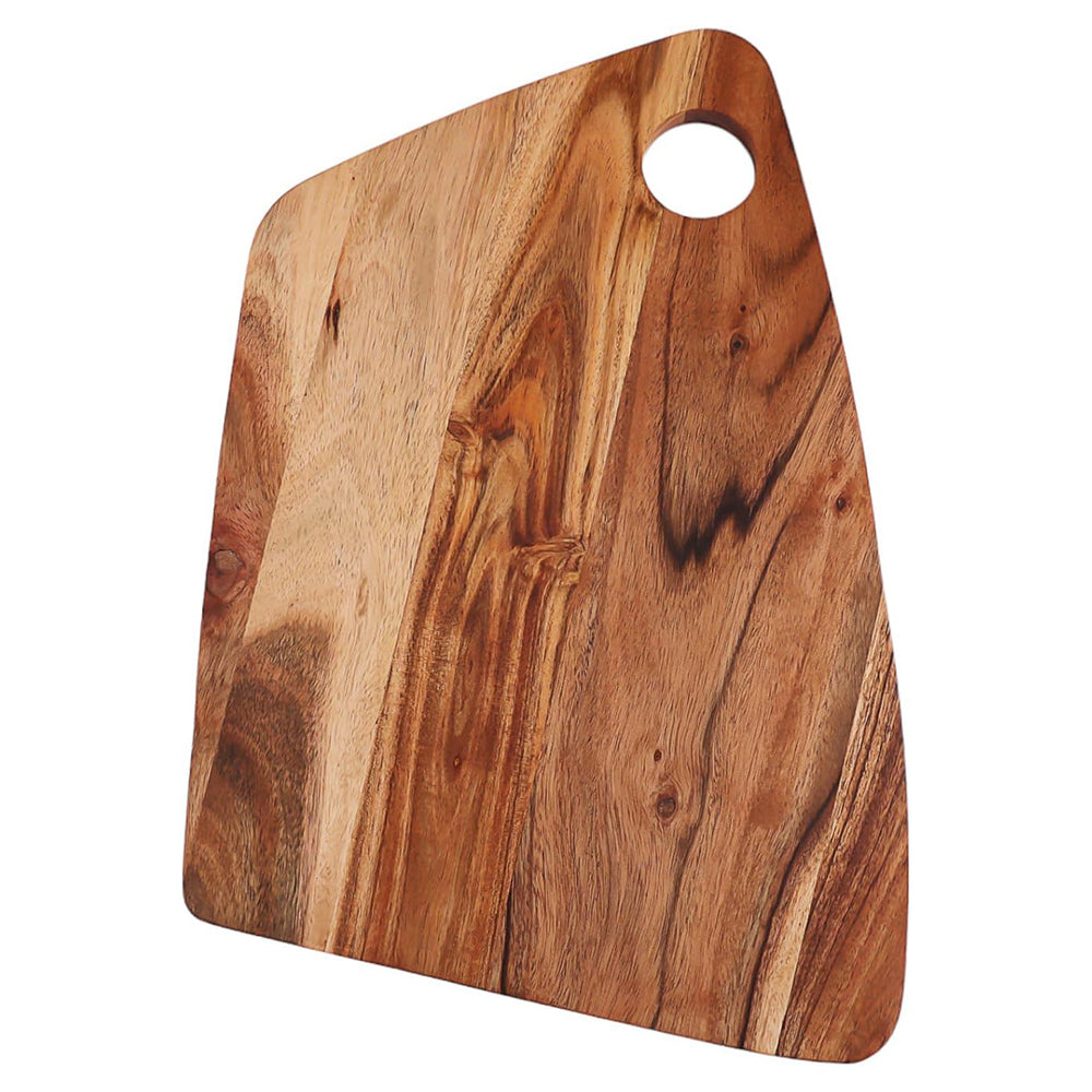 Cutting Board Series, Acacia Wood Cutting Boards for Kitchen, Wooden Serving Charcuterie Board, Organic Wood Board, Ideal for Chopping Meat, Fruits, Cheese 15.5"x10.3"