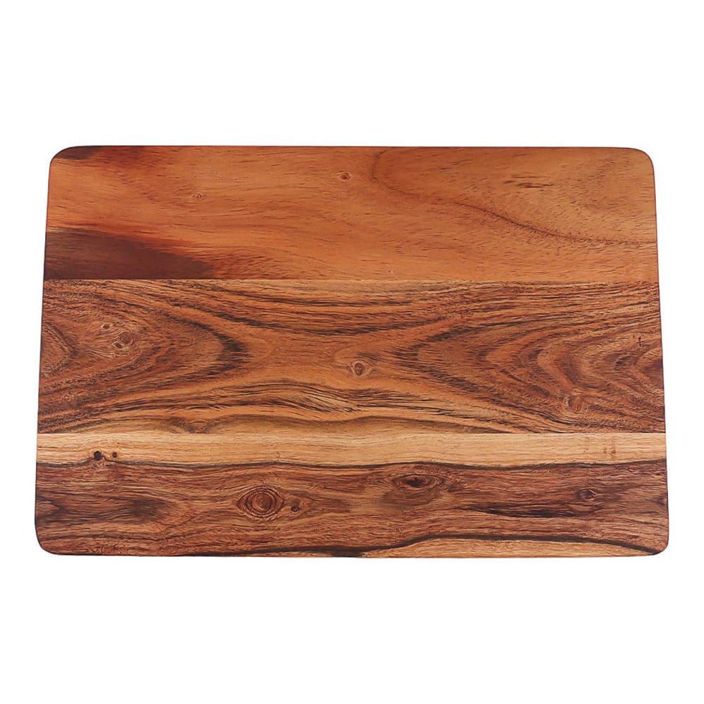 Cutting Board Series, Acacia Wood Cutting Boards for Kitchen, Wooden Serving Charcuterie Board, Organic Wood Board, Ideal for Chopping Meat, Fruits, Cheese 15"x10"