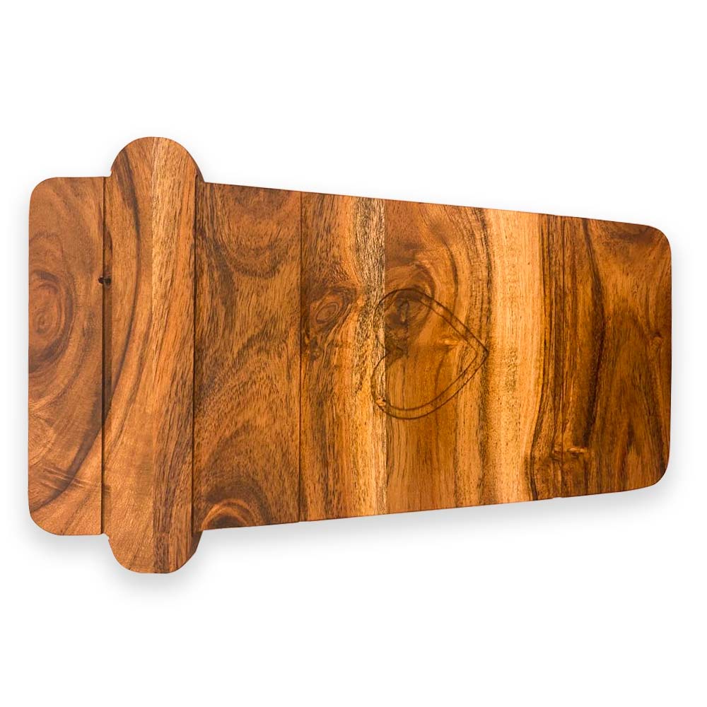 Valentine's Day Gift Organic Acacia kitchen Cutting Chopping Charcuterie Board Platter Butcher Block for Cheese and Vegetables Meat (Love Mug Board 11"L x 7.3"W)