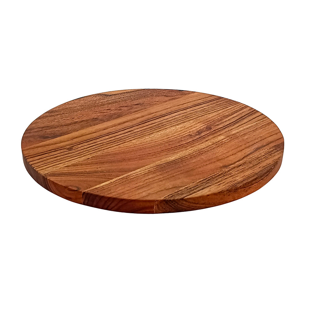 Affinity Decor Round Shape Acacia Wood Cutting Board Gift For Her Charcuterie Wooden Boards Serving Tray Kitchen Décor (12 X 12Inch)