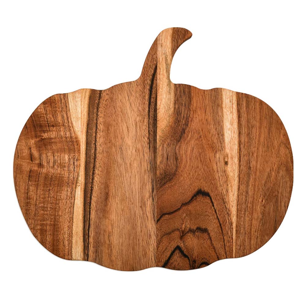 Pumpkin Shaped Wood Cutting Board for kitchen Decoration, Gothic Cutting Boards with Handle (Pumpkin Board 12"L x 13"W)