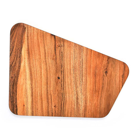 Affinity Decor Organic Acacia Kitchen Cutting Chopping Board for Butcher Block Cheese and Vegetables Fruit Salad Halloween Christmas Gift (Line Board 14"L x 10"W)