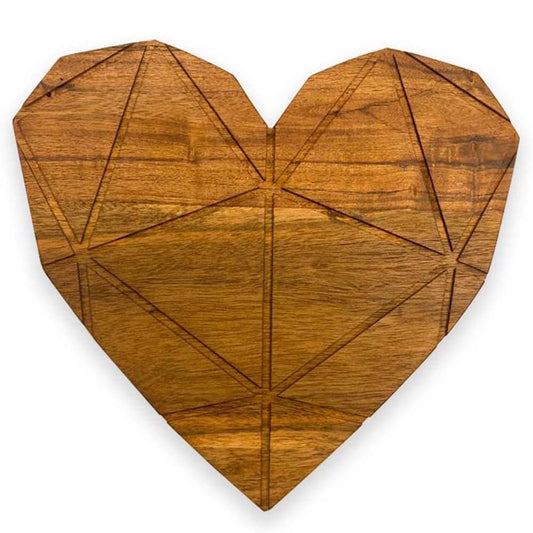 Valentine's Day Gifts Organic Acacia kitchen Cutting Chopping Charcuterie Board Platter Butcher Block for Cheese and Vegetables Meat (Heart Board with Grooves 9.3"L x 10.1"W)