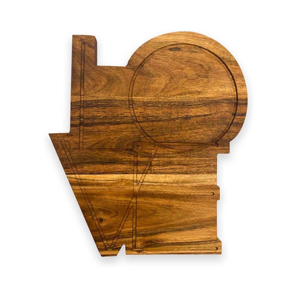 Valentine's Day Gifts Organic Acacia kitchen Cutting Chopping Charcuterie Board Platter Butcher Block for Cheese and Vegetables Meat (Love Shaped Board 10.7"L x 9.6"W)