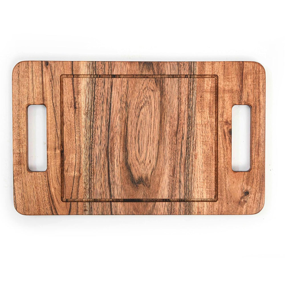 Cutting Board Series, Acacia Wood Cutting Boards for Kitchen, Wooden Serving Charcuterie Board, Organic Wood Board, Ideal for Chopping Meat, Fruits, Cheese 12.25 x 7.5