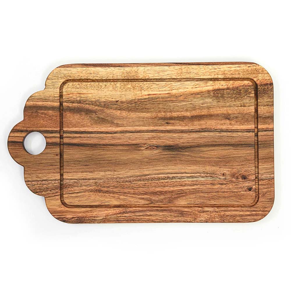 Affinity Decor Cutting Board Series, Acacia Wood Cutting Boards for Kitchen, Wooden Serving Charcuterie Board, Organic Wood Board, Ideal for Chopping Meat, Fruits, Cheese 13.4 x 8